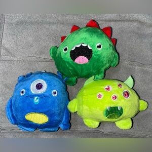 Mini Monster Stuffed Animals - NEW W/OUT TAGS